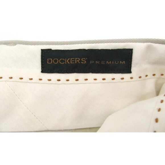 Dockers Premium Men’s 36x29 Khaki Pants Bundle – Pleated Relaxed Fit - Picture 7 of 16